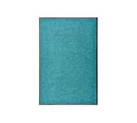 vidaXL Paillasson lavable Cyan 60 x 90 cm