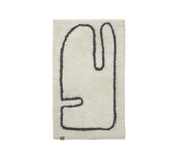 Ferm Living Tapis de salle de bain Lay 50x70 cm Off white-coffee