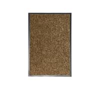 Vidaxl Paillasson Lavable Marron 40x60 Cm
