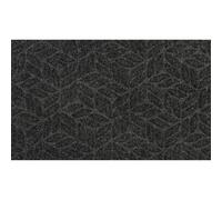 Paillasson Leaves Dark Grey 75 x 45 cm tapis de sol lavable wash+dry DUNE
