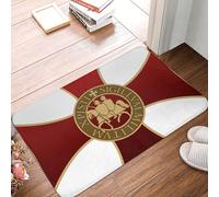 Paillasson Logo des Chevaliers Templiers Durable Tapis De Porte Antidérapant Paillasson Interieur Entree pour Cuisine Couloir Chambre 60X40Cm