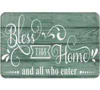 Paillasson Love Grows Best in Little House Paillassons Interieur Lavable en Machine Paillasson Interieur Absorbant Tapis D'Entrée pour Exterieur Balcon Couloir 40X60 Cm