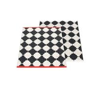 Pappelina - Tapis réversible marre, 70 x 90 cm, noir / vanille