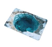 Paillasson optique 3D avec effet de profondeur pour terrasse, véranda, entrée de maison - Bijoux antidérapants pour les espaces de vie contemporains (Multicolore, B)