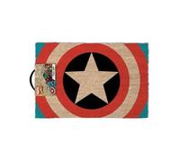 Paillasson - PYRAMID INTERNATIONAL - Captain America Shield - 40 x 60 cm - Rouge Bleu Blanc - Synthétique