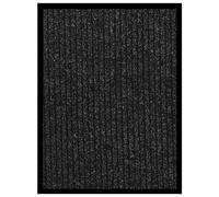 Paillasson Rayé Anthracite 40x60 Cm