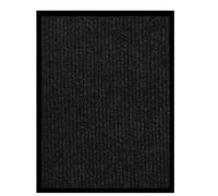 Paillasson Rayé Anthracite 60x80 Cm