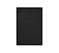 Vidaxl Paillasson Rayé Anthracite 80x120 Cm