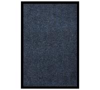 Paillasson Rayé Bleu 60x80 cm Tapis de Sol Couloir Entrée Bienvenue vidaXL