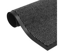 Paillasson Rectangulaire 60x90 cm Anthracite Tapis Essuie-pieds vidaXL