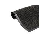 vidaXL Paillasson rectangulaire antidérapant anti-poussière 80x120 cm Noir