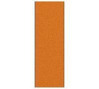 Paillasson rectangulaire en polyamide orange et noir, 120 x 350 cm | 100 % polyamide, résistant à un usage quotidien, piège la saleté et l'humidité, sans assemblage, faible entretien