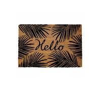 Douceur d'Intérieur – Paillasson rectangulaire "Hello" 40x60 cm Naturel