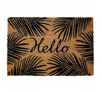 Paillasson Rectangulaire ""Hello"" 40x60cm Naturel