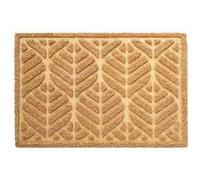 Douceur d'Intérieur Paillasson Palmette Rectangulaire 40 x 60 cm Coco frappé Naturel