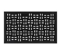 Paillasson Rectangulaire Tapis Entrée Jardin Garage 45x75 cm Caoutchouc vidaXL