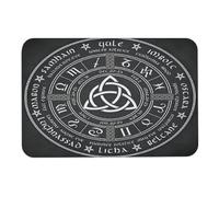 Paillasson Roue De L'Année Païenne Résistant Tapis Porte Lavable Paillasson D'Intérieur pour Bureau Salle De Bain Chambre 60X40Cm