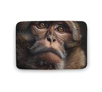 Paillasson Singes Macaques Tapis De Bain Doux Tapis De Douche Anti-Salissures Paillassons De Porte pour Chambre Couloir Extérieur 40X60Cm