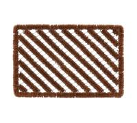 Best For Boots - Paillasson spirale en fibres de coco 60 x 40 cm Multicolore