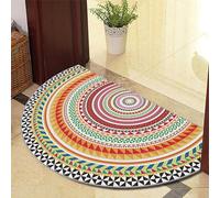 Paillasson Tapis D'entréE Demi Lune IntéRieur Dexterieur pour Terrasse Rond Exterieur Entree D’Entree Interieur Absorbant 1010-12 60x90cm
