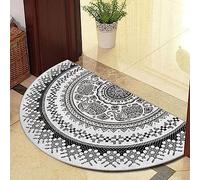 Paillasson Tapis D'entréE Demi Lune IntéRieur Dexterieur pour Terrasse Rond Exterieur Entree D’Entree Interieur Absorbant éléphant Gris 70x120cm