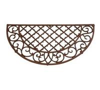 Esschert Design Paillasson demi-lune en fonte 67 x 34 cm
