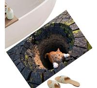 Paillasson,Textile Domestique Abstract Anti-Dérapant Facile à Nettoyer - Tapis Illusion Optique Dessus De Lit Carpette Salle De Bain | Pour Rassemblement Maison Neuve Anniversaire Bureau Guesthouse Ca