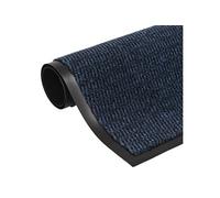 Paillasson Touffeté Antidérapant Tapis de Porte Paillasson de Bienvenue Tapis de Sol Entrée Vestiaire Intérieur 60x180 cm Bleu