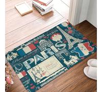 Paillasson Tour Eiffel Française De Paris Tapis D'Entrée 40X60CM