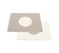 Pappelina - Vera Small One tapis réversible, 70 x 90 cm, boue / vanille