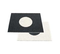 pappelina Paillasson Vera Small One 70x90cm noir - vanille Lxl 90x70cm