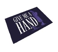SD TOYS Paillasson avec la légende Give Me a Hand de Wednesday - Fibre de Coco et PVC - 60 x 40 cm