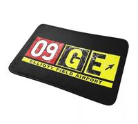 Paillassons antidérapants 3D Airport Taxiway, Tapis Lavable pour l’entrée de la Cuisine, Tapis de Pied sur Balcon de la Maison - 50x80cm