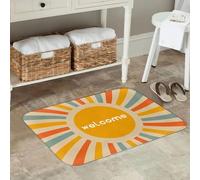 Paillassons antidérapants 3D Rainbow Sunshine Tapis de Sol Tapis Absorbant Moquette pour entrée de Cuisine Tapis de Repos - 40x60cm