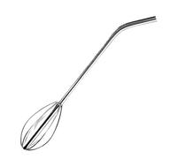 Paille À Fouet - Outil Long Réutilisable en Métal Résistant à la Chaleur - Pailles Réutilisables pour Battre et Boire | pour Poudre Crème Shakes Cacao Lait et Glaçons