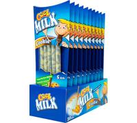 Paille Cool Milk avec granulés et cookies 5er 30g 10er Pack