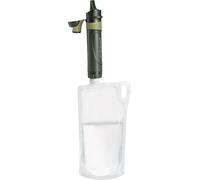 Paille de filtre à eau portable, filtration efficace de 0,05 micron, capacité de 1000L, 2 poches transparentes