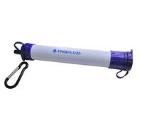 Paille de filtre à eau portable personnelle - La membrane filtrante de 0,01 micron fournit une purification microbiologique de l'eau, idéale pour le camping et la randonnée, etc. (1 - charbon actif)