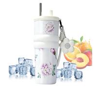 Paille de gobelet isolée, bouteille d'eau étanche, aide au café en acier inoxydable, outil d'hydratation sportive, cadre compact de 1000 ml pour jus de thé chaud et froid, maison, bureau, voyage, camp