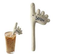 Paille d'orteil en céramique nouveauté paille de pied faite à la main, la façon la plus étrange de siroter votre boisson, cadeau étrange, cadeau de gag d'humour noir pour les amateurs de farces