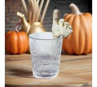 Paille d'orteil faite à la main, bâtons de boisson réutilisables en céramique, la façon la plus étrange de siroter votre boisson, cadeau humoristique sombre pour les amateurs de farce, pour les fêtes