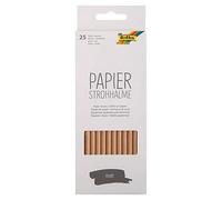 Paille en papier Kraft - FOLIA - KRAFT - 200 mm - Noir - Respectueuse de l'environnement