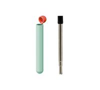 Paille Inox Skittle Vert Menthe et Rouge