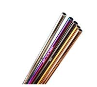 Paille Metal Ensemble de pailles en métal réutilisables, arc-en-ciel, 20 pièces pour Boissons