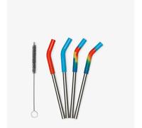 Klean Kanteen - Reusable straws 4 Pack - 8mm short - Pailles Multi Color / Steel - Taille unique
