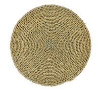 Paille Ronde Pouf Tatami Coussin Baie fenêtre Pad étage de Sol pour Les Fournitures de Pique-Nique de Yoga à la Maison