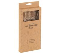 Paille Willy - paille pénis - transparent (4 pcs)