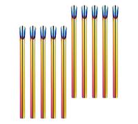 Pailles Cuillère en Acier Inoxydable 10 Pièces, Réutilisables
