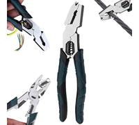 Pailles de coupe multi-fonctions de qualité industrielle, cutters de fil industriels robustes, pliants multifonctions 9 en 1 avec trace-ongles, outil de coupe professionnel pour réparation à domicile