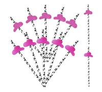 Pailles D'Élément De Cowboy, 40 Pièces, Décoration De Fête, Pailles En Papier, Mignonnes, Créatives, Fournitures De Fête